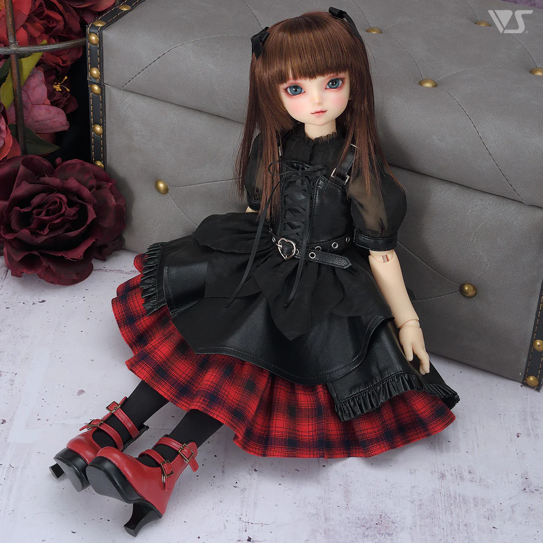 Synthetic Leather Random Skirt Set / Mini - Image 5