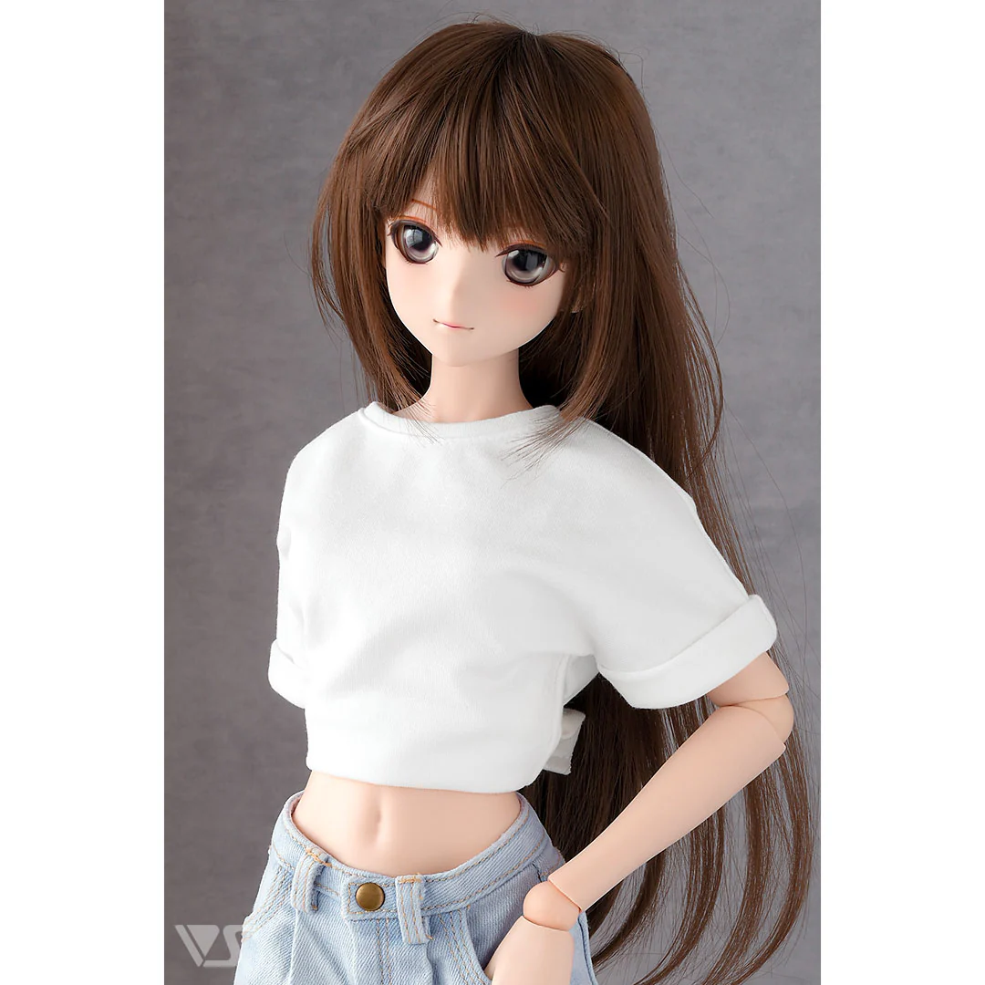Long Back T-shirt (White) - Image 5