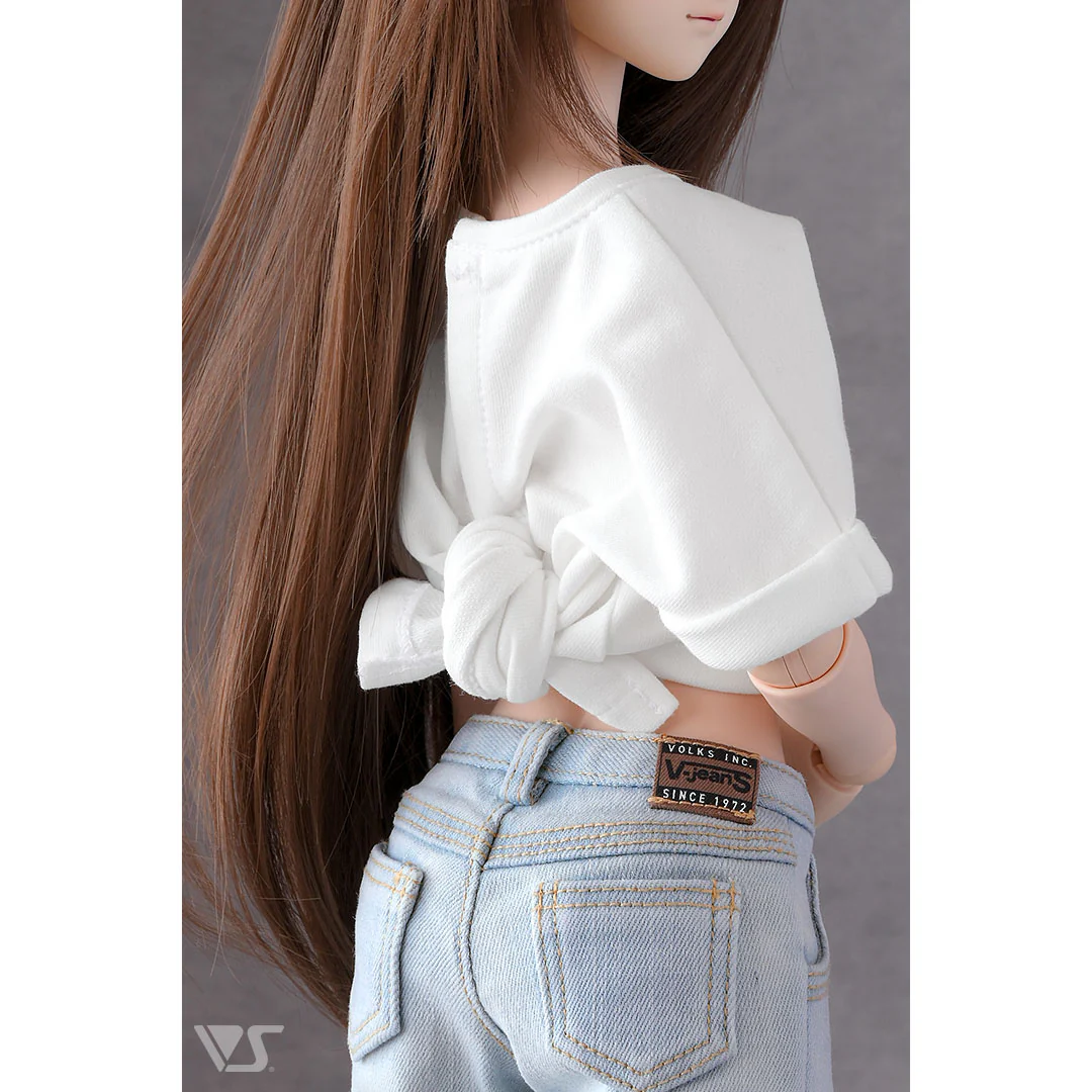 Long Back T-shirt (White) - Image 6