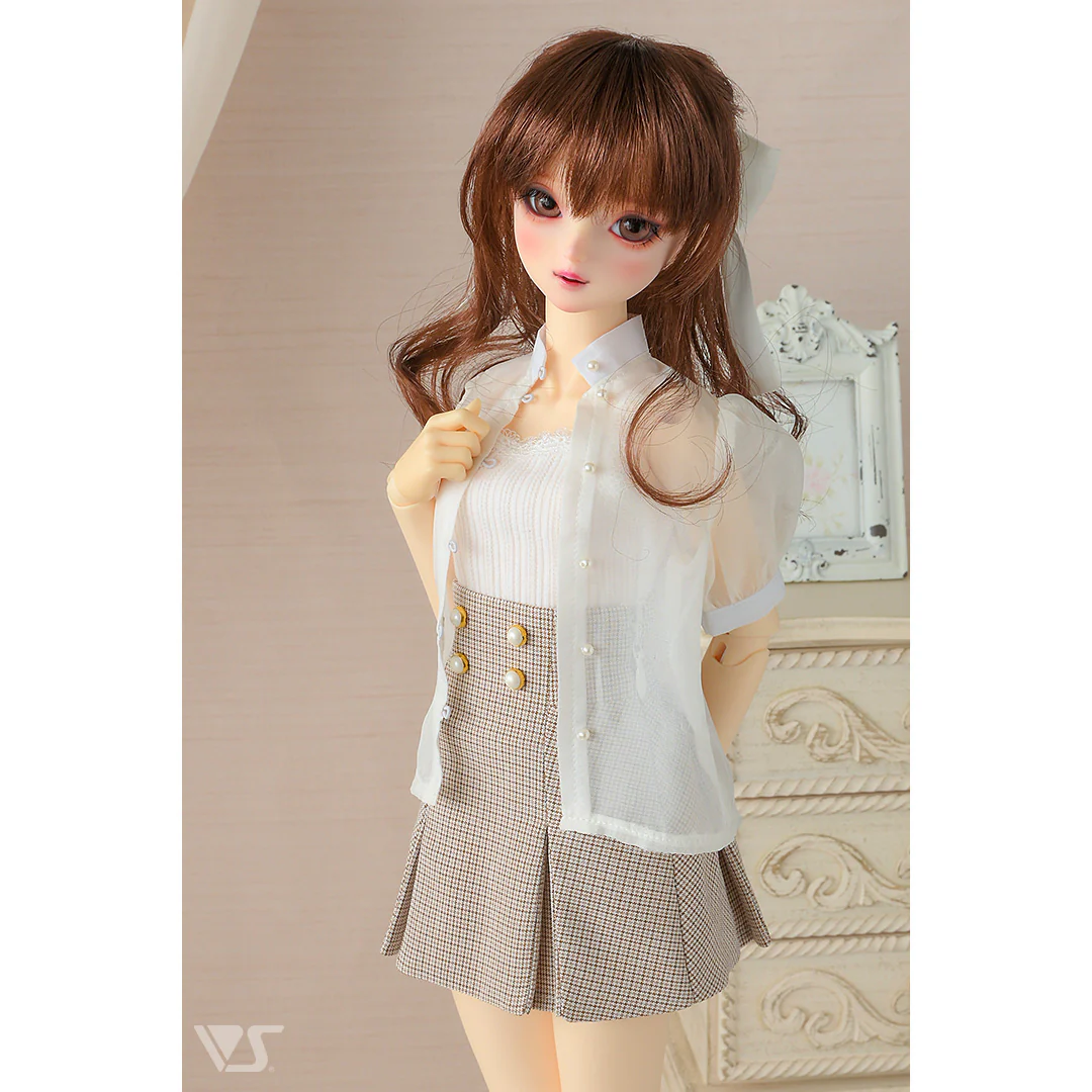 Sheer Blouse & Tight Skirt Set - Image 5