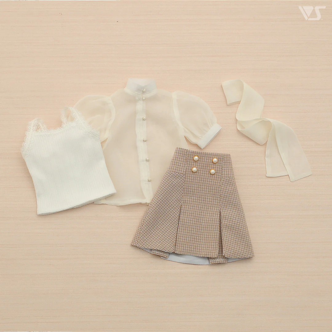 Sheer Blouse & Tight Skirt Set - Image 6