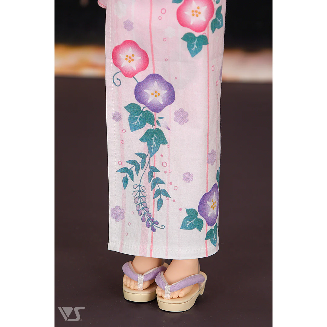 Morning Glory Yukata Set / Mini (Pink) - Image 7