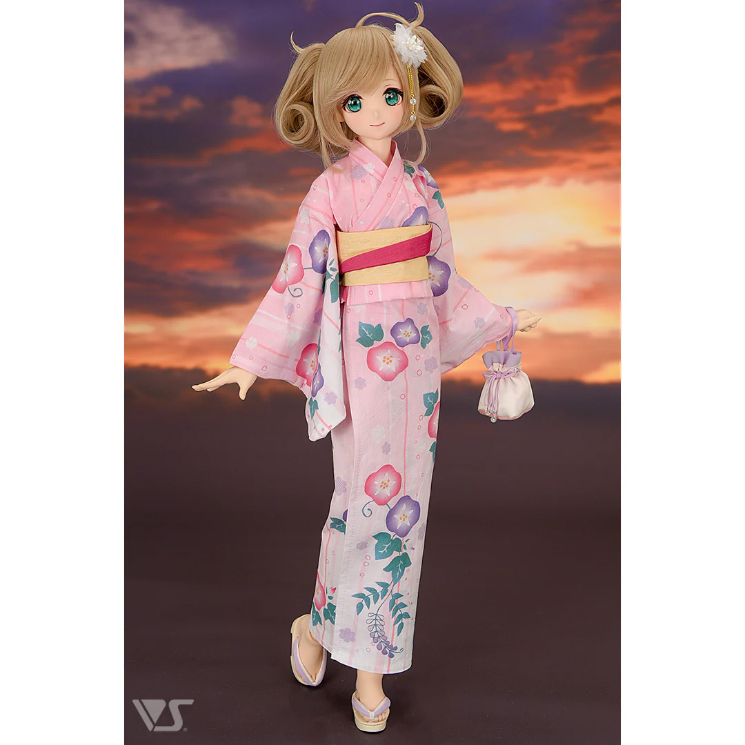 Morning Glory Yukata Set / (Pink) - Image 2