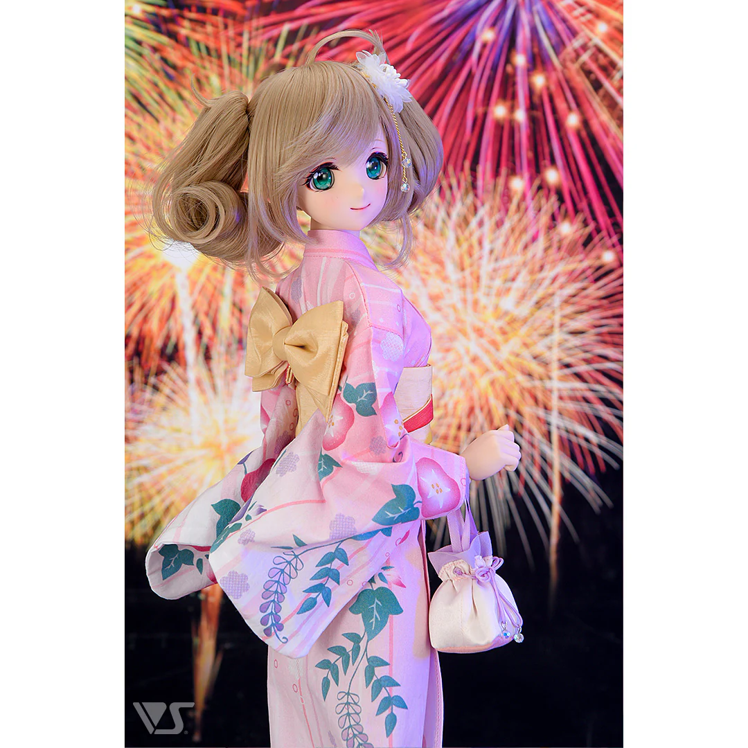 Morning Glory Yukata Set / (Pink) - Image 5