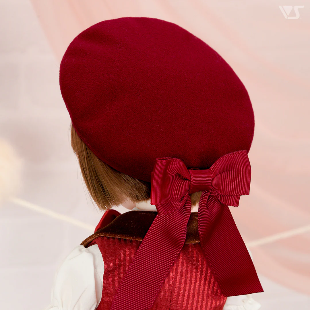 Ribbon Beret (Red) - Image 4
