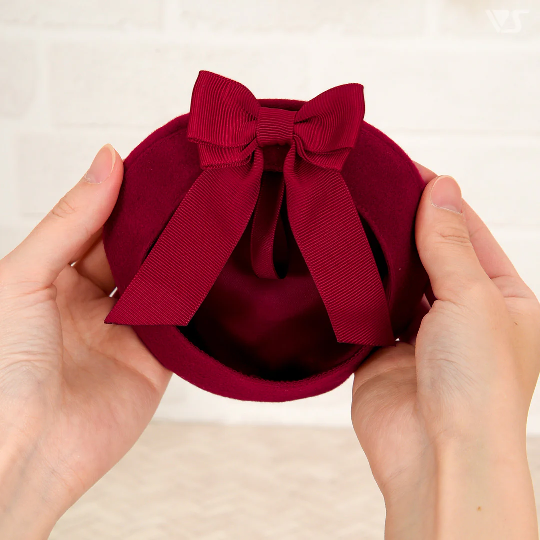 Ribbon Beret (Red) - Image 7