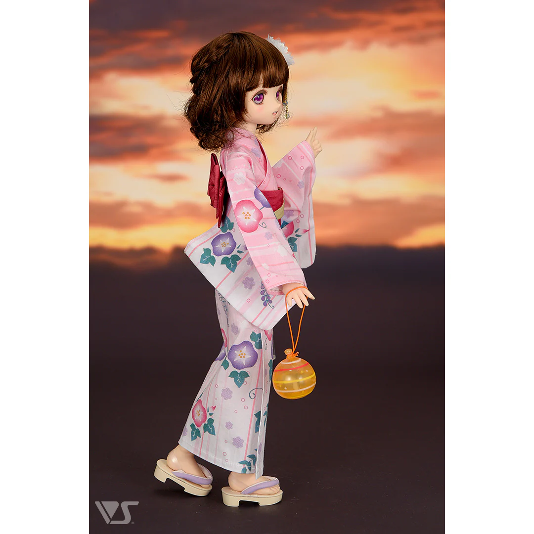 Modern Drawstring Bag & Geta Sandals Set (Light Pink) / Mini - Image 4