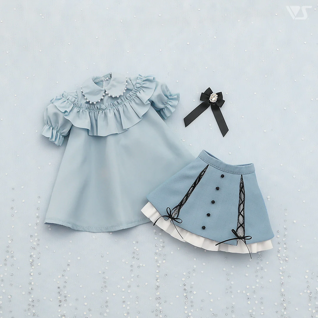 Sweet Little Demon Dress Set / Mini (Pale Blue) - Image 7