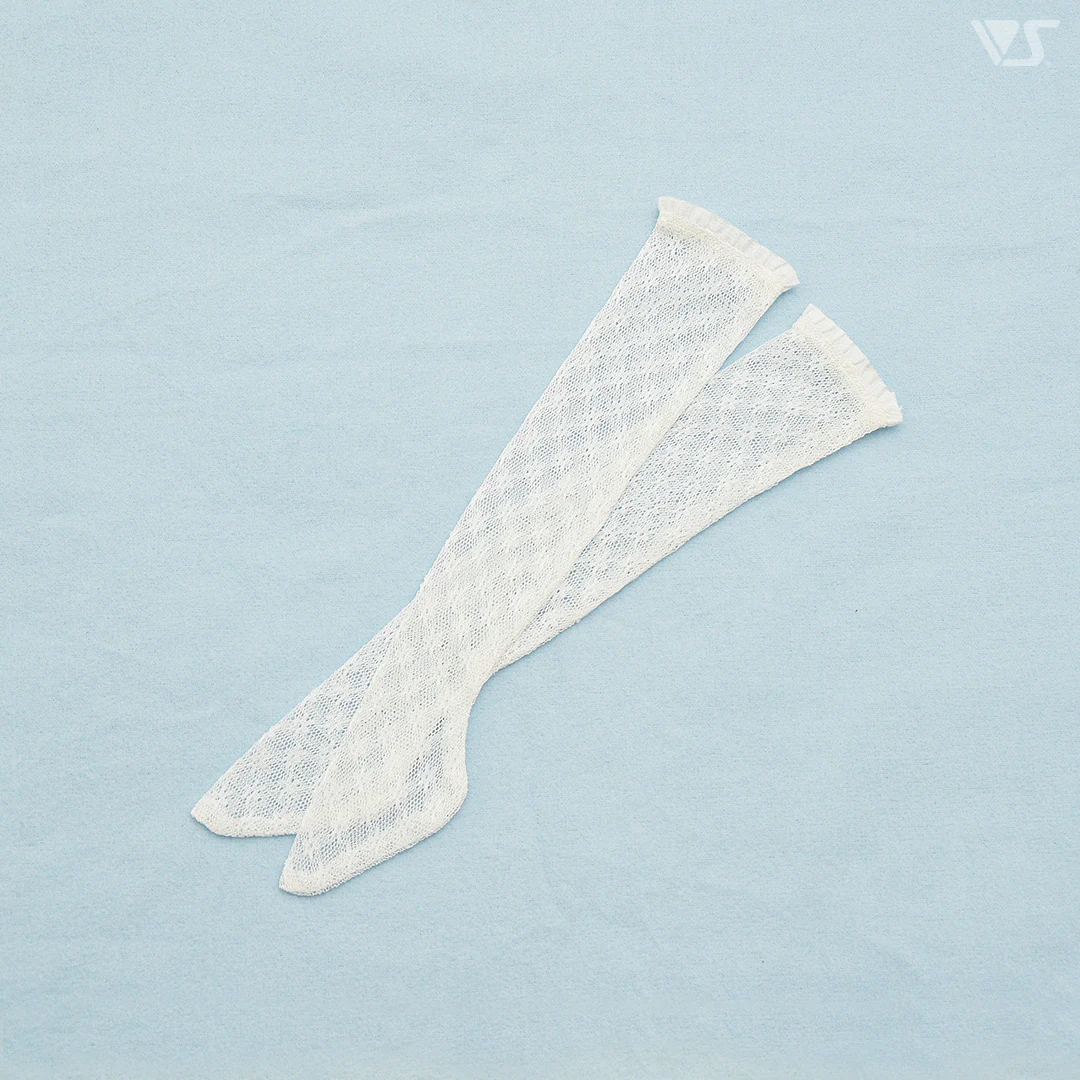 SDM Lace Socks / Mini (White / Flower)