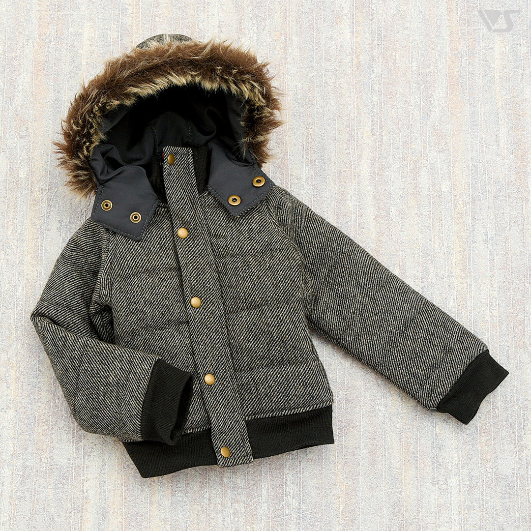 Oversized Down Jacket (Gray)