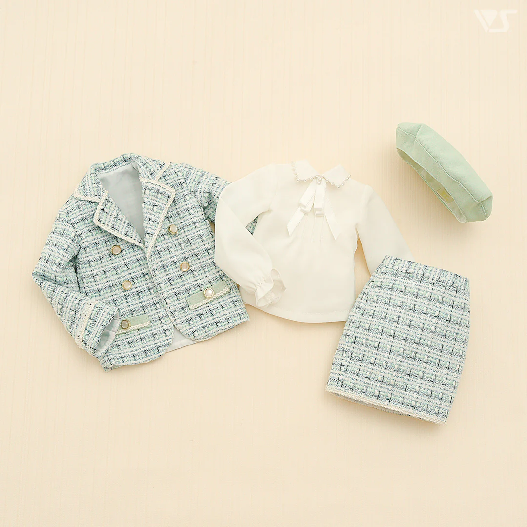 Tweed Coord Set / Mini (Mint) - Image 6