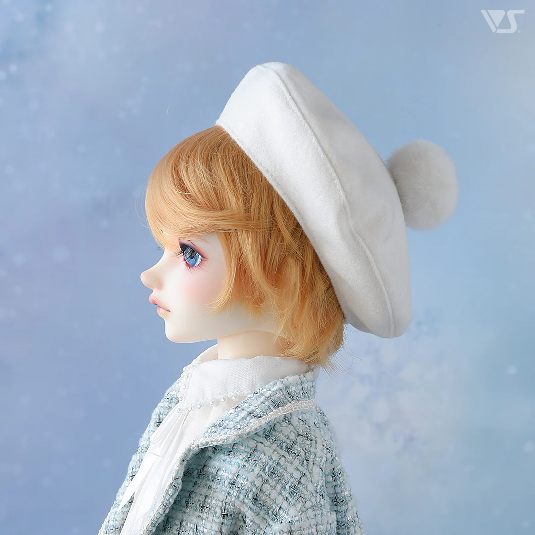Pompon Beret (Cream) - Image 3