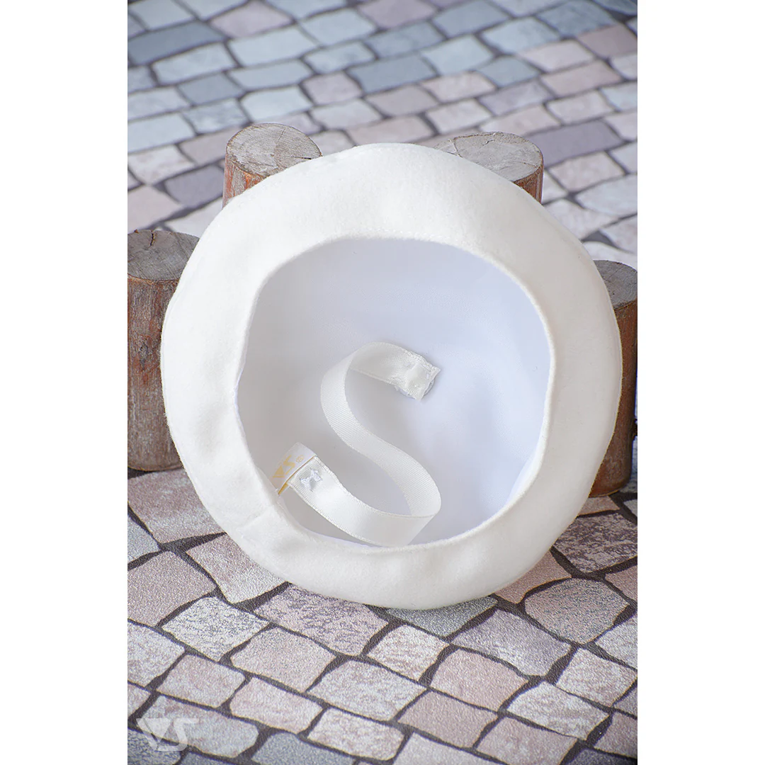 Pompon Beret (Cream) - Image 6