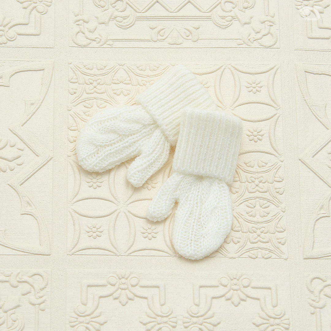 Mitten Gloves (Cream)