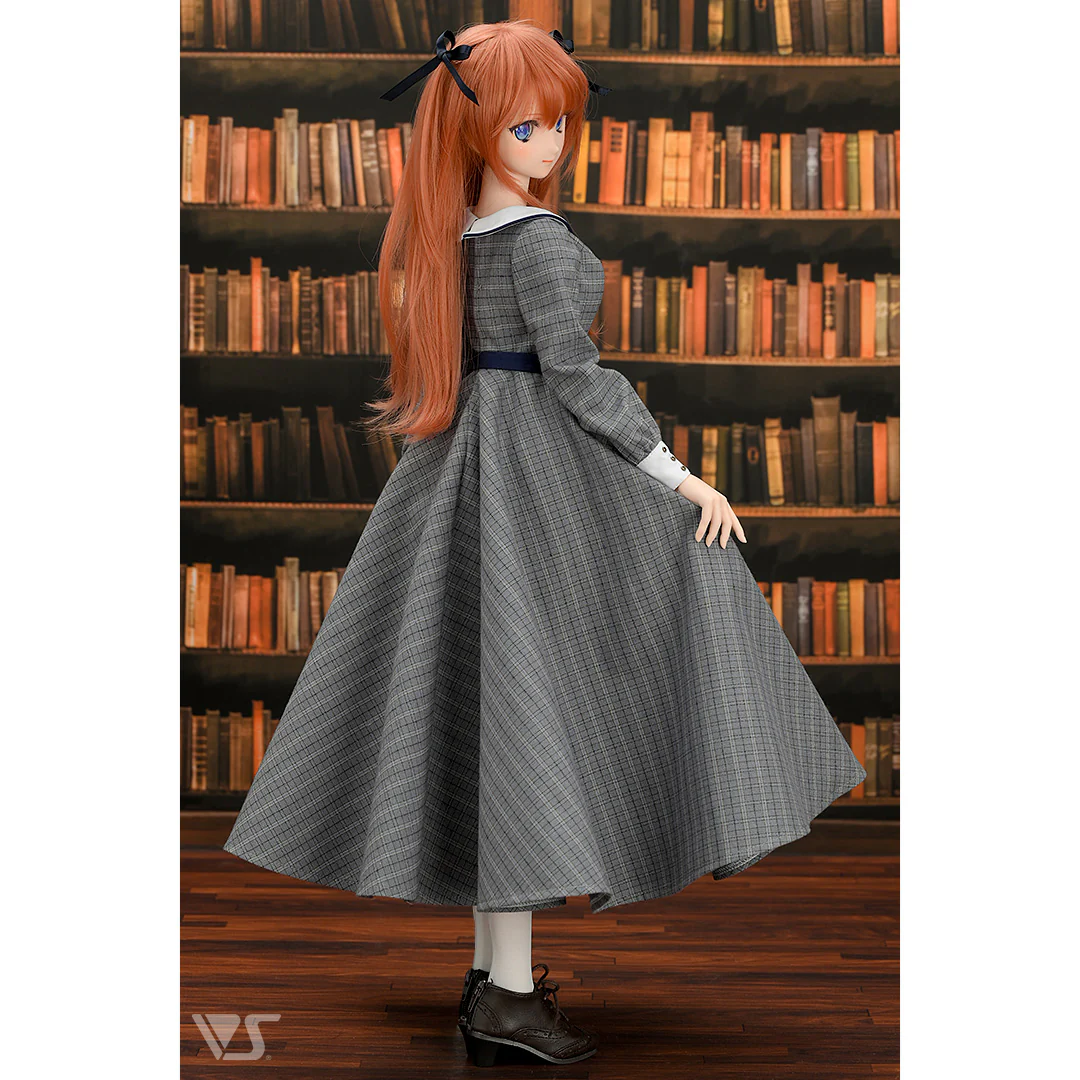 Plaid Dress Set (L Bust / DDdy) (Gray) - Image 4