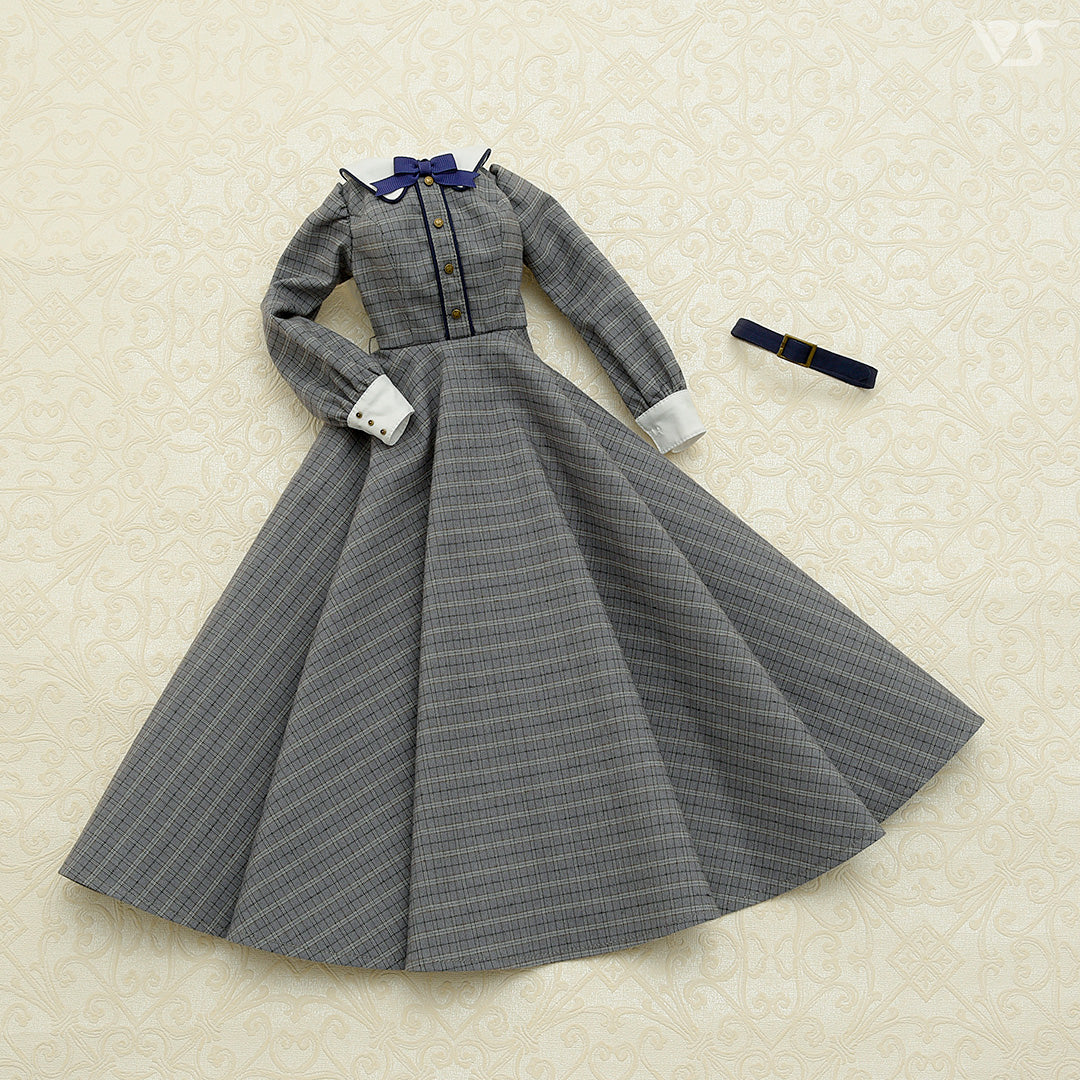 Plaid Dress Set (L Bust / DDdy) (Gray) - Image 5