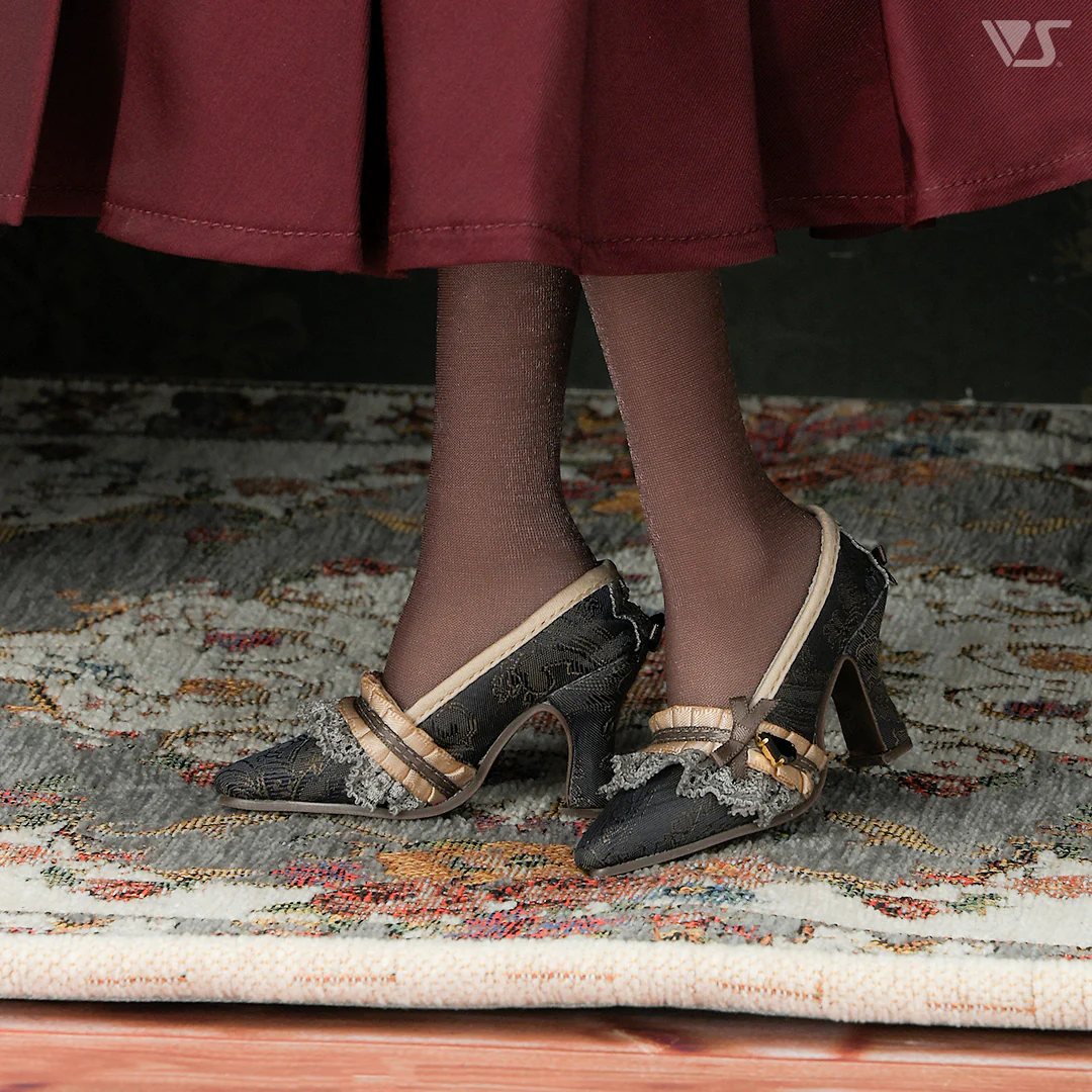 SD16 Rococo Black Spinel Pumps - Image 4