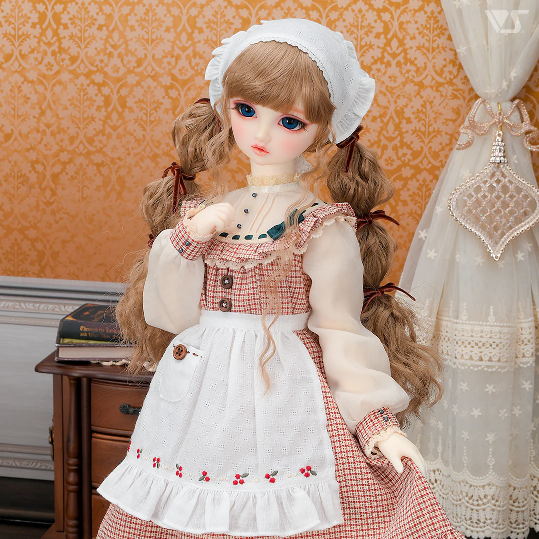 Embroidery Apron & Babushka Set (Berry) - Image 4