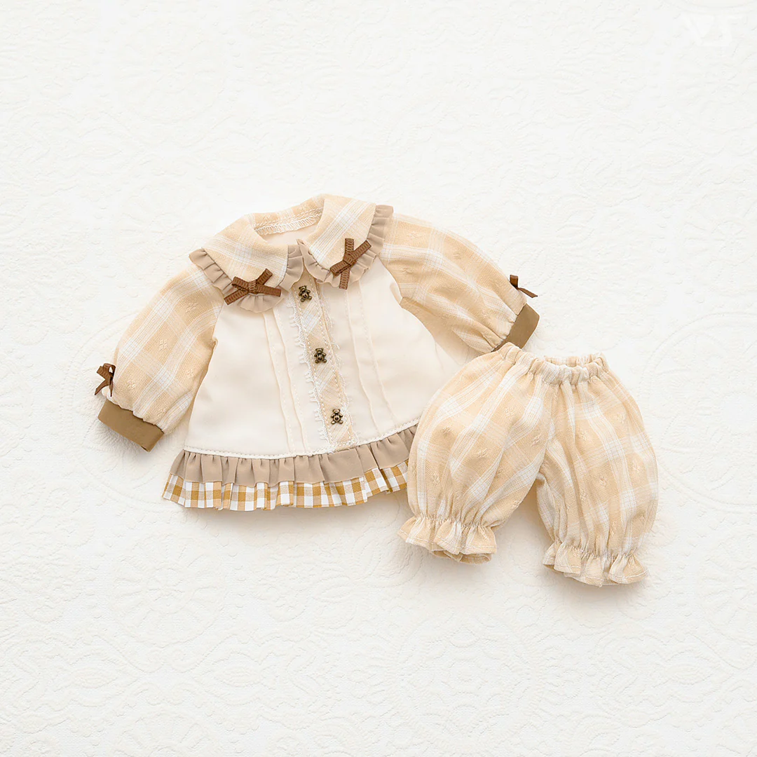 Bear Ears Coord Set / Chibi (Custard) - Image 6