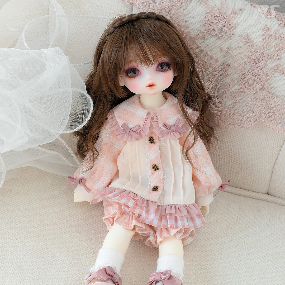 Bear Ears Coord Set / Chibi (Strawberry Milk) - Image 3