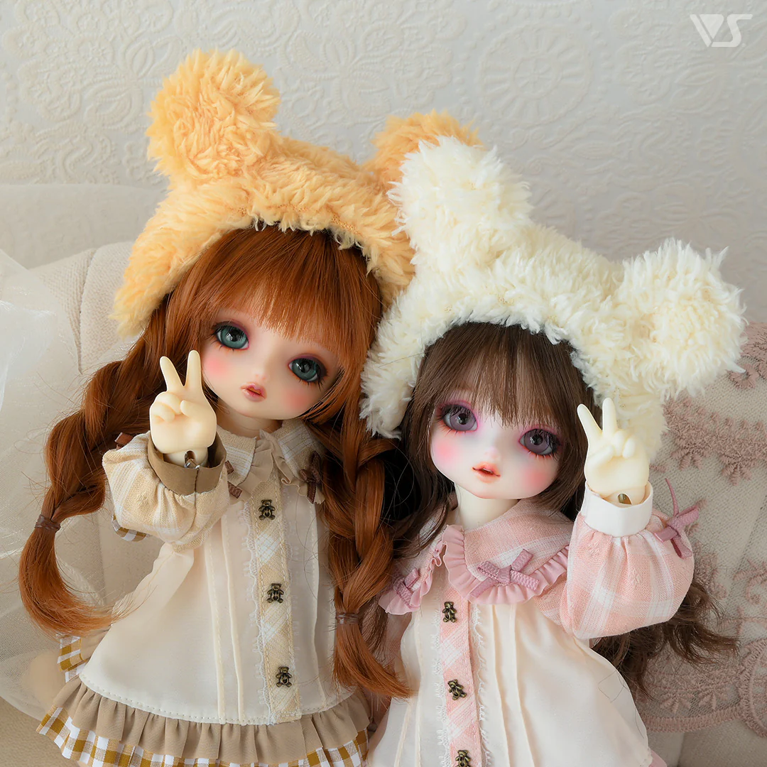 Bear Ears Hat / Chibi (Custard) - Image 2
