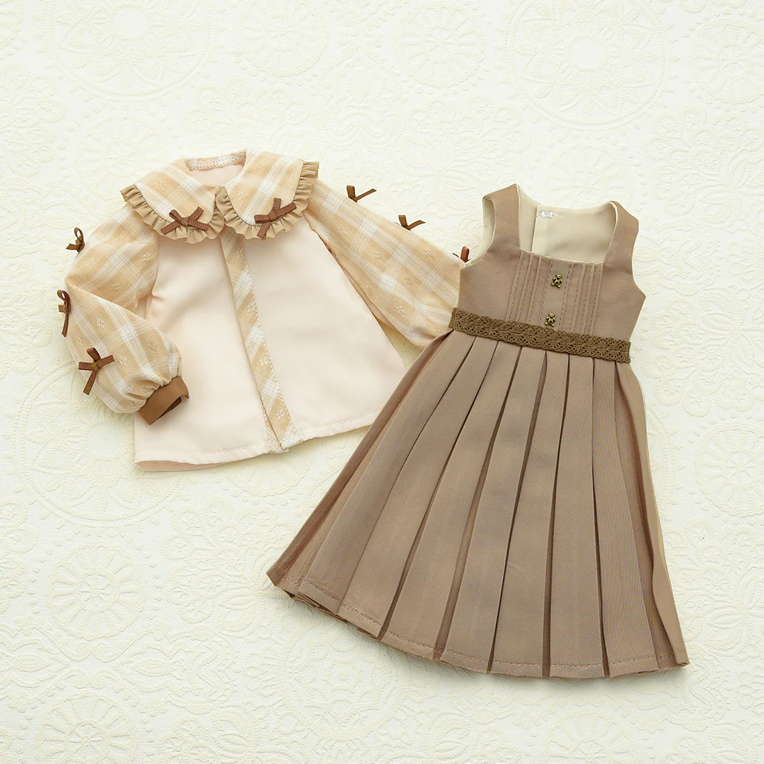Bear Ears Coord Set / Mini (Custard) - Image 7