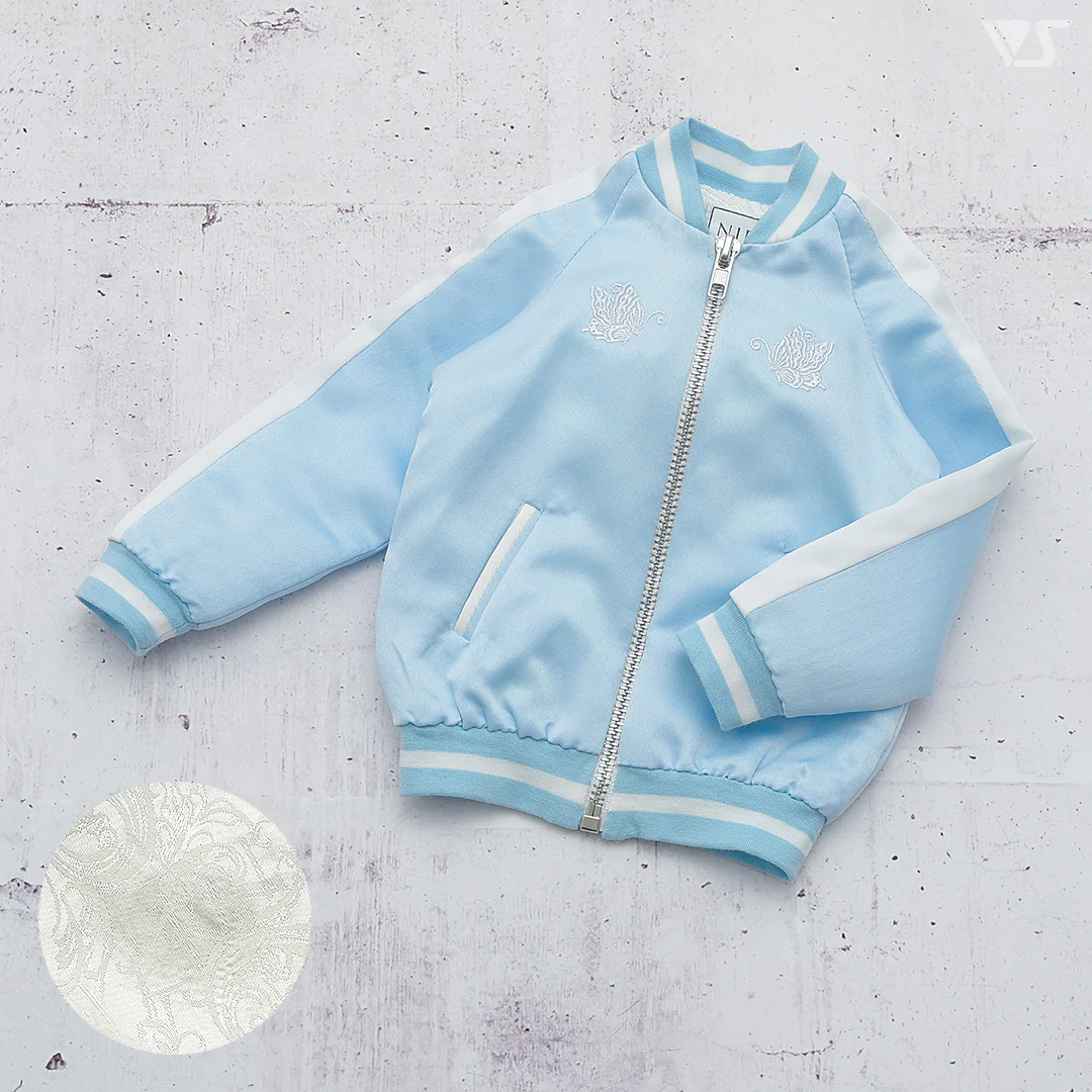 Sukajan Jacket (Pale Blue / Butterfly and Crane)
