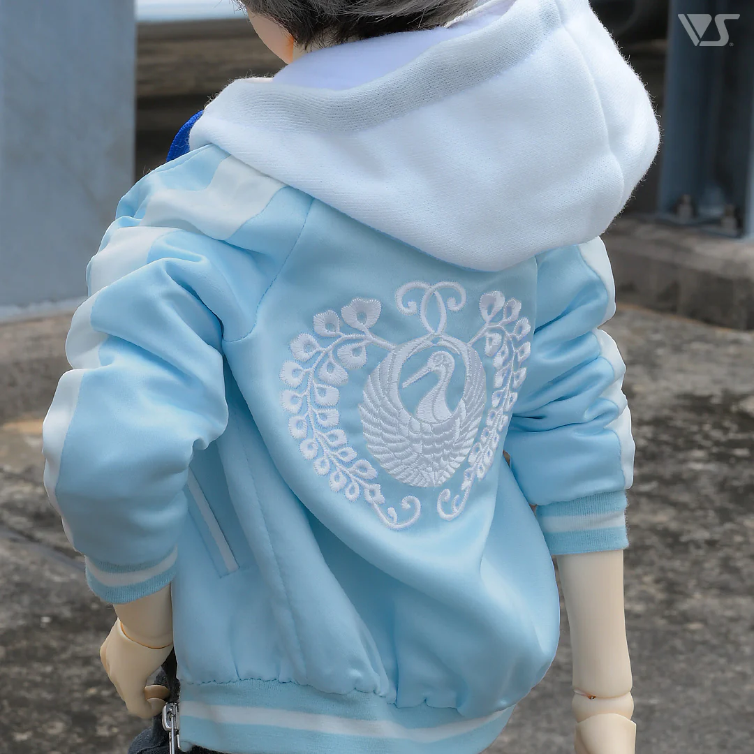 Sukajan Jacket (Pale Blue / Butterfly and Crane) - Image 6