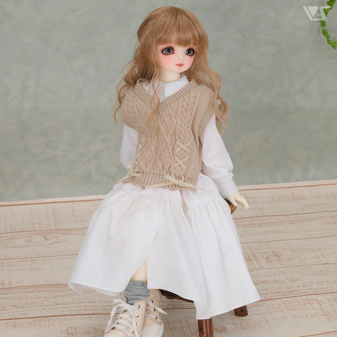 Loose Knit Vest & Dress Set / Mini - Image 4