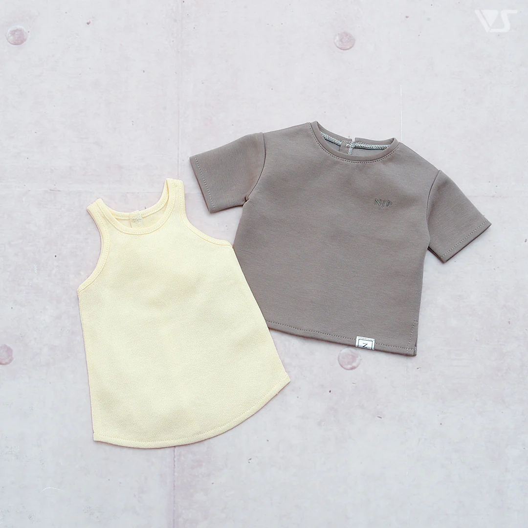 NJP Embroidery Logo Tee Set (Ash)