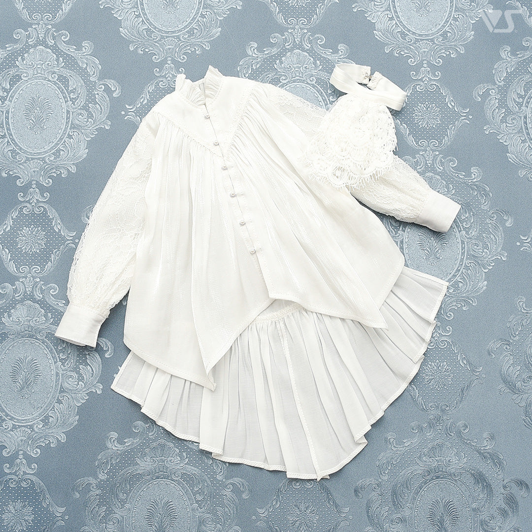 Flared Lace-up Shirt Set