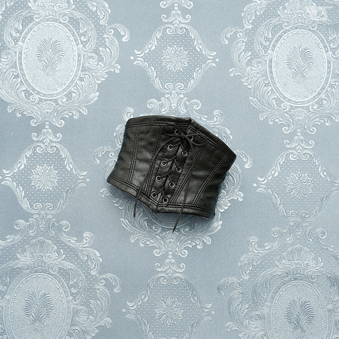 Gothic Synthetic Leather Corset