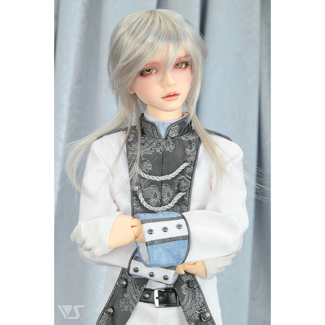 Gothic Half Palm Gloves (White) - Image 2