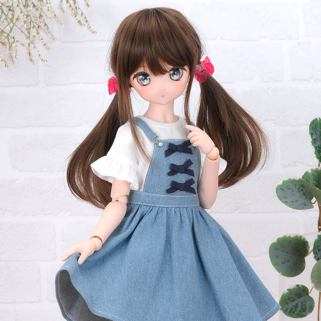 Girly Denim Overalls Set / Mini - Image 4