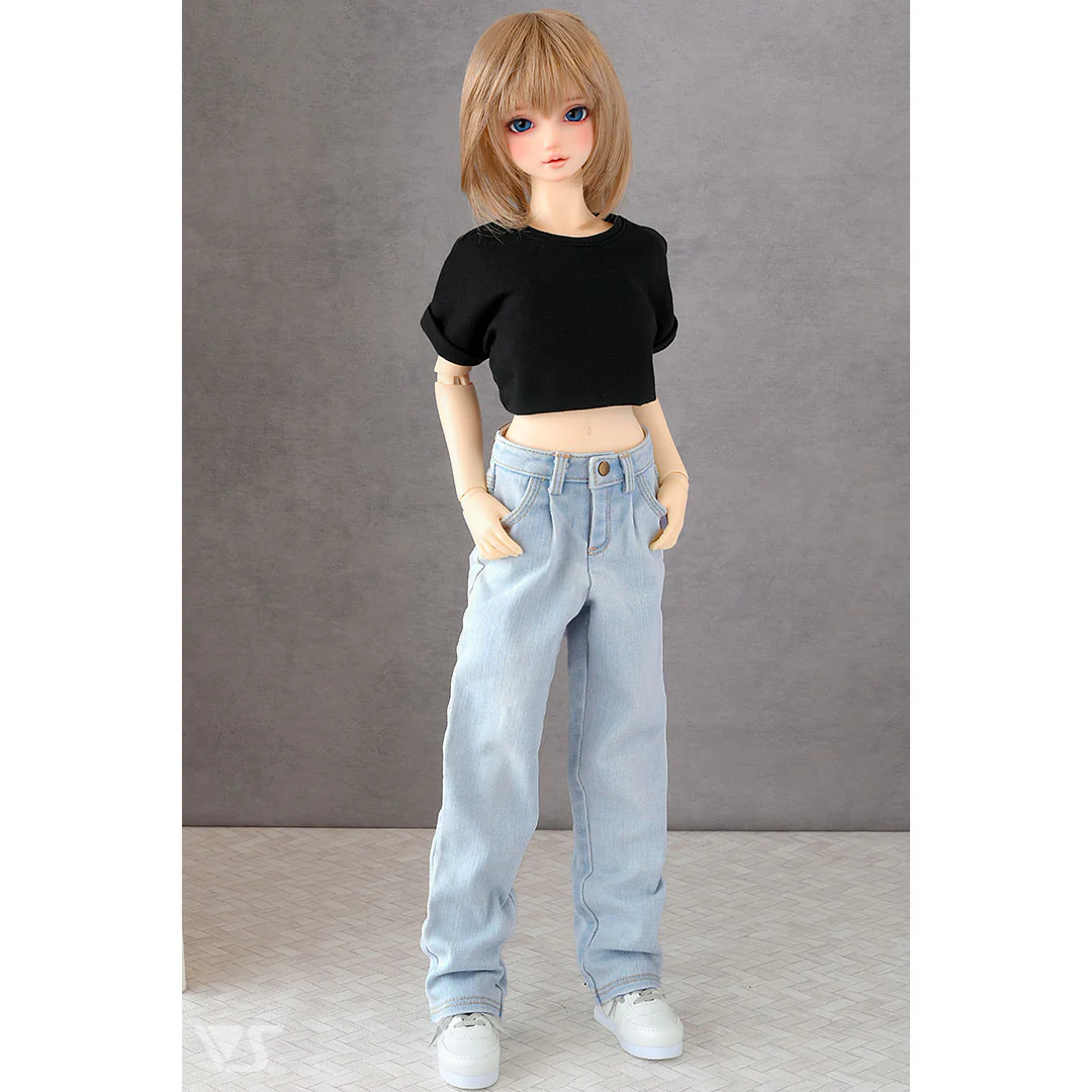 Long Back T-shirt (Black) - Image 4