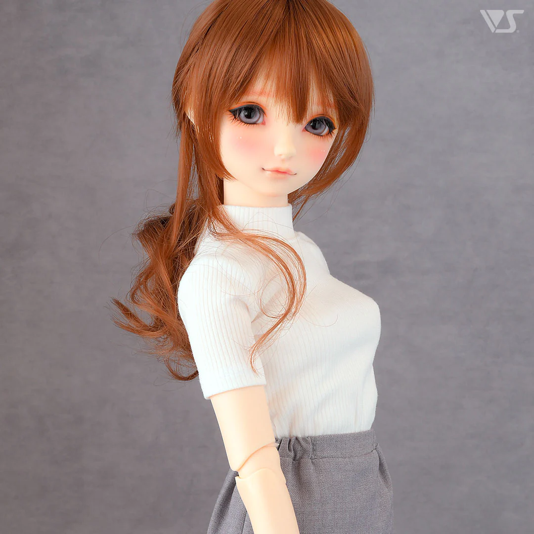 Ribbed Half Sleeve Knit (White) - Image 2