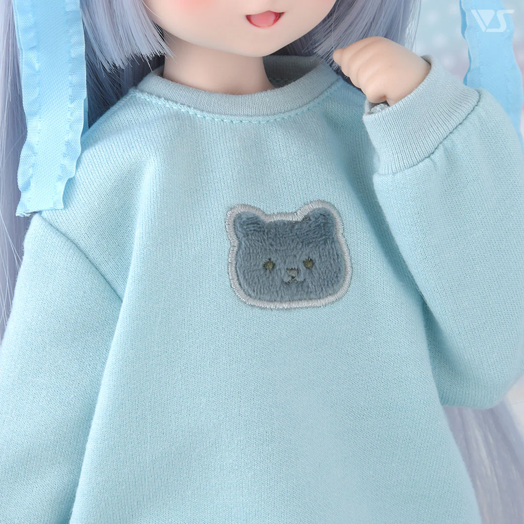 Cat Sweat Shirt / Mini (Pale Blue) - Image 5