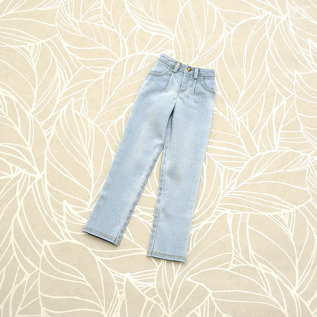002 Tuck Wide Jeans / SD (Pale Blue)