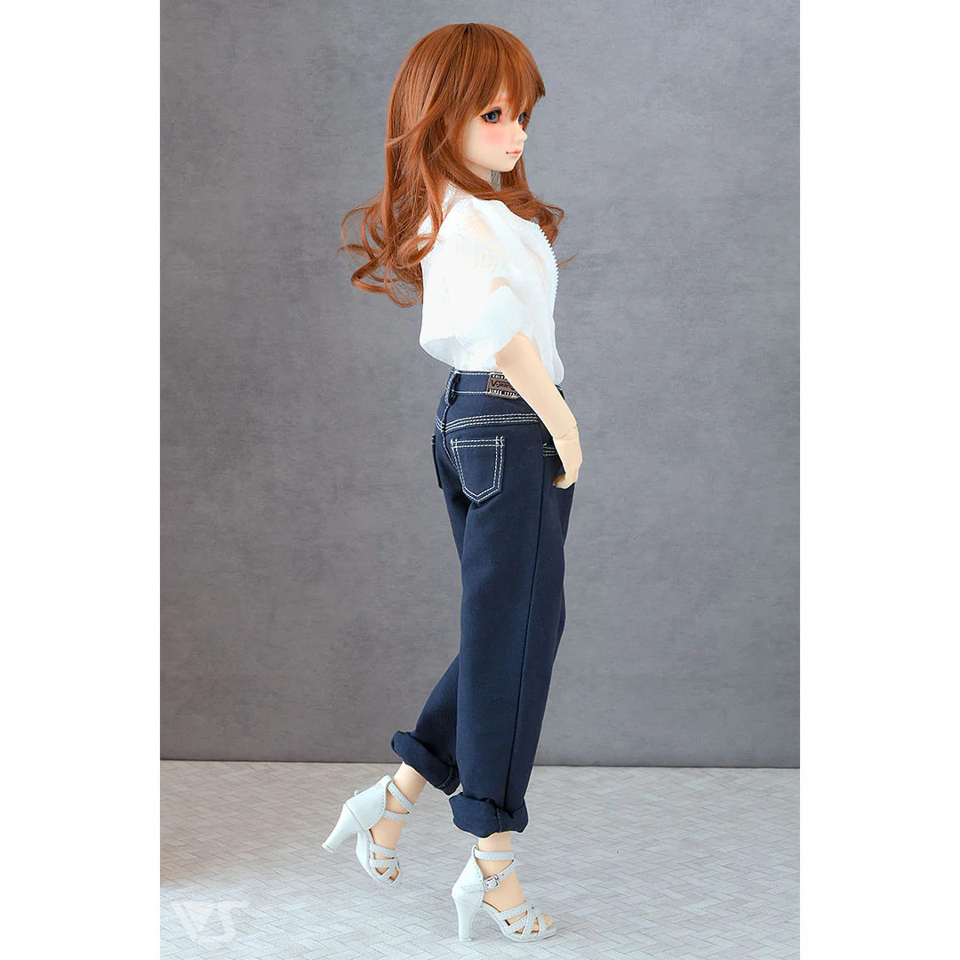 002 Tuck Wide Jeans / SD (Navy) - Image 3