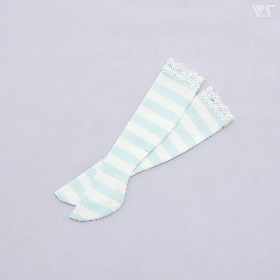 SDM Border Socks / Mini (Pale Blue)