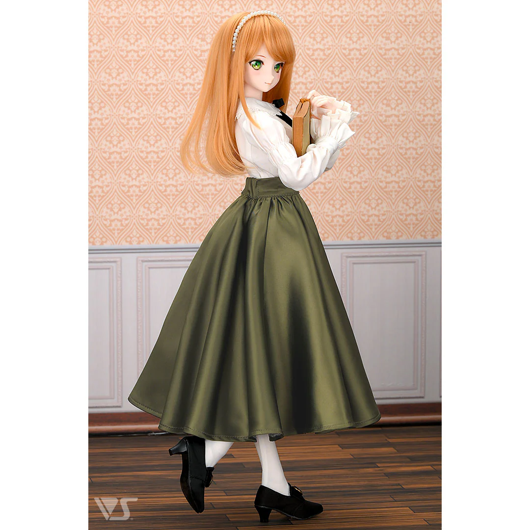 Classical Flare Skirt (Moss Green) - Image 3