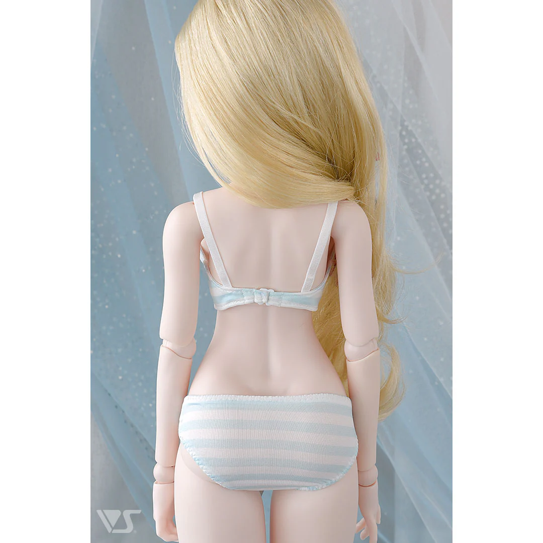 L Bust / DDdy Bra & Panties Set (Blue Border) - Image 7