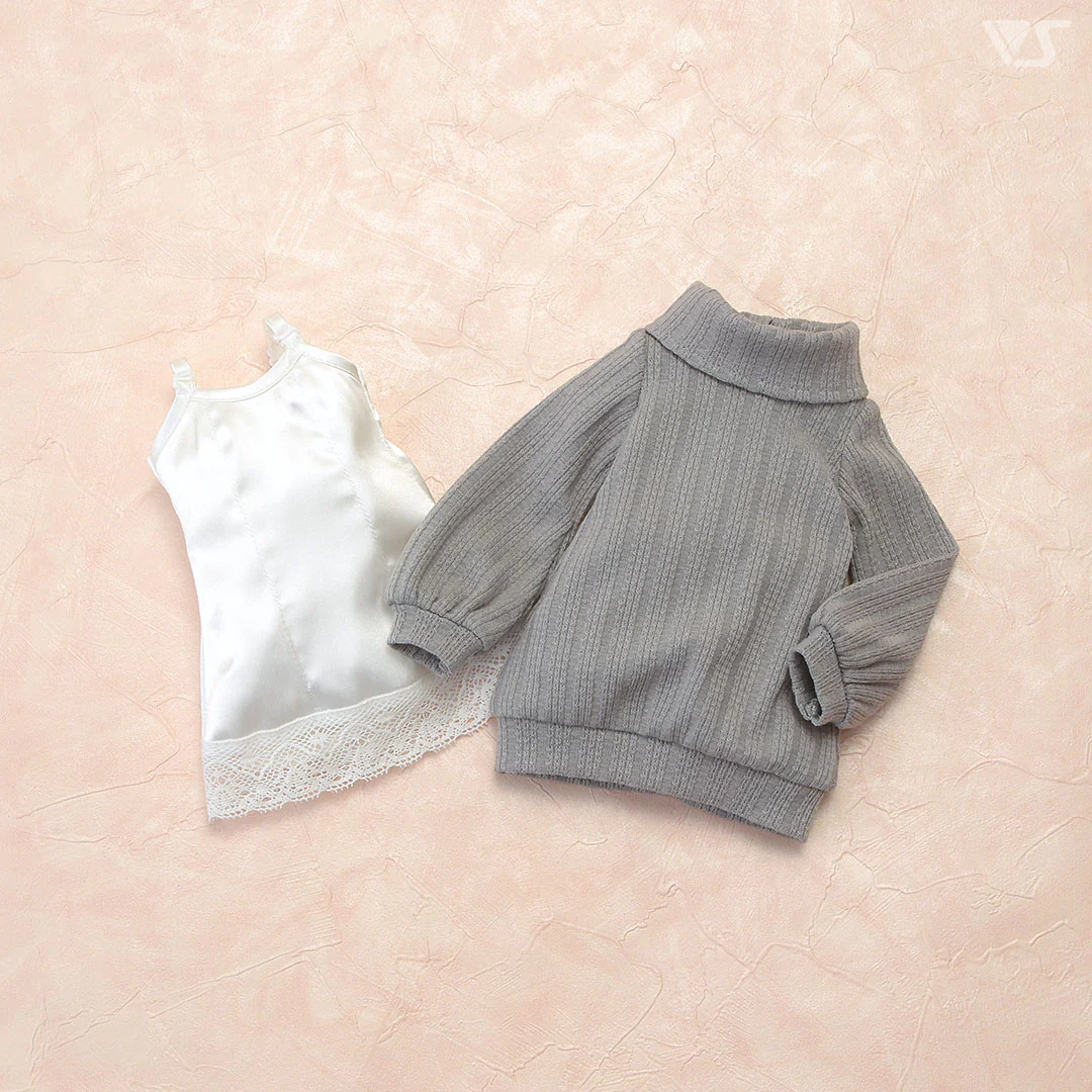 Gray Rib Knit Set / Mini - Image 6