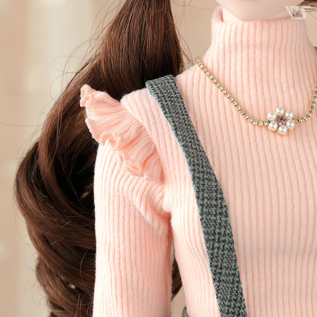High Waist Skirt & Knit Dress Set - Image 4