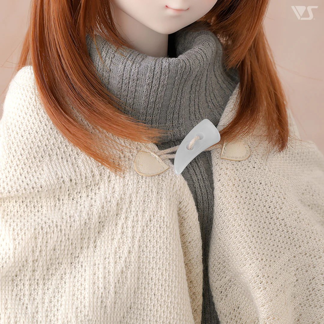 Cotton Knit Shawl (Ivory) - Image 3