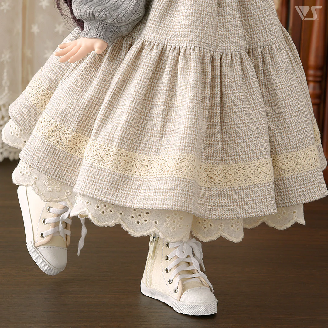 Long Skirt / Mini (Ivory Plaid) - Image 4