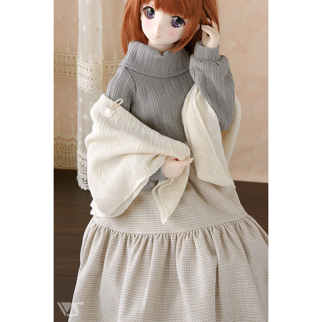 Long Skirt (Ivory Plaid) - Image 5