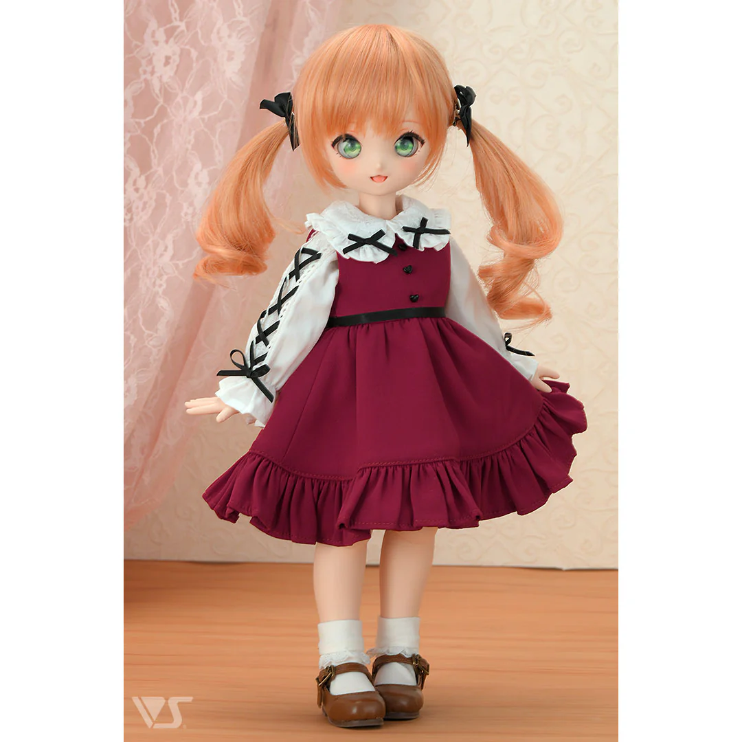 Jumper Dress Set / Chimikko (Bordeaux) - Image 5