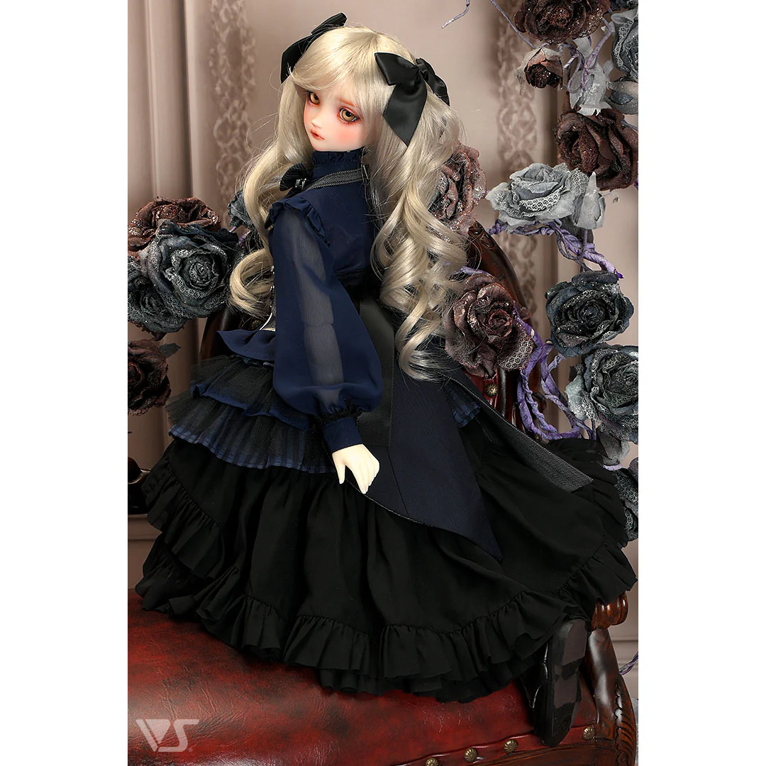 Princess Pompon Skirt / Mini (Black) - Image 3