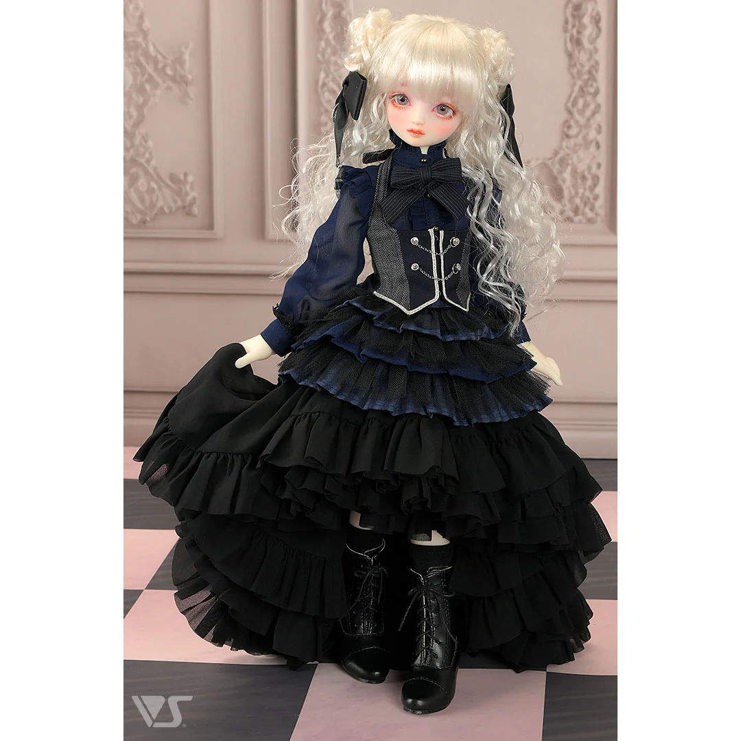 Princess Pompon Skirt / Mini (Black) - Image 5